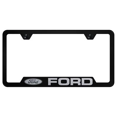 Ford Laser Etched Logo Cut-Out License Plate Frame - Image 1 of 4
