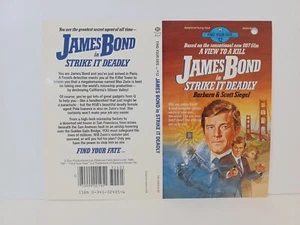 RARE FIND YOUR FATE 12 JAMES BOND Strike it Deadly SAMPLE PAPERBACK PROOF COVER - Picture 1 of 3