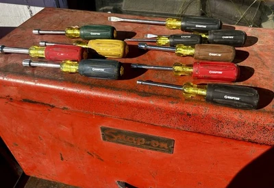 Raptor Screwdriver & Nut Driver Set Lot of 10 Mixed Colors – Free Ship - Image 1 of 2