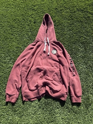 Sudadera con Capucha O'Neill Para Hombre Grande Rosa Polvorienta Algodón Ajuste Estándar Manga Raglán Cremallera Completa Foto 1 de 4