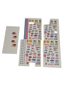 RACING Clear! WASSERRUTSCHE AUFKLEBER FÜR HOT WHEELS, MATCHBOX, 1:64 MADE IN USA! - Bild 1 von 2