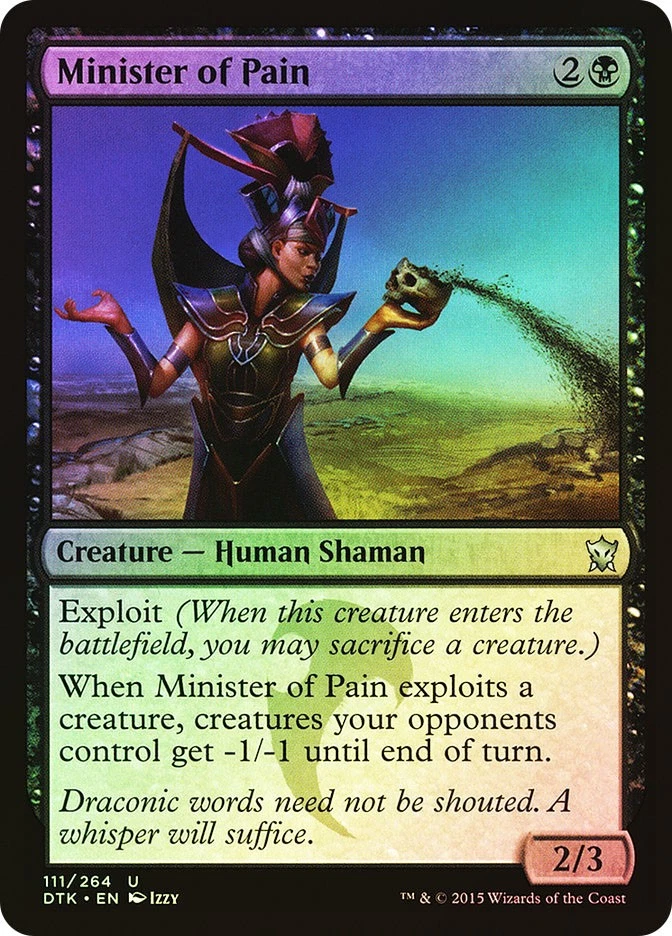 MTG FOIL Minister of Pain  - Dragons of Tarkir #111 - Image 1 of 1
