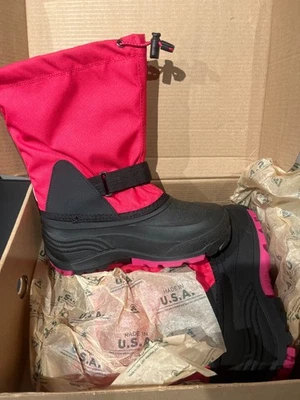 Kamik Footwear Niños Waterbug Aislado Bota de Nieve, Rosa, Niño Talla 4 NUEVO Foto 1 de 3
