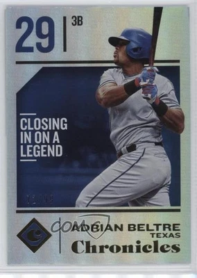 2018 Panini Chronicles Holo Gold /99 Adrian Beltre #34 HOF - Image 1 of 2