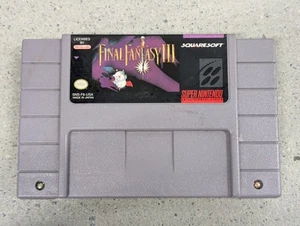 Final Fantasy III (Nintendo SNES, 1994) Super Nintendo Authentic Tested - Picture 1 of 8