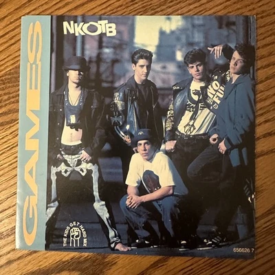 New Kids on The Block – Games (The Kids Get Hard Mix) - Vinyl 7" UK Import - VG+ - Image 1 of 2