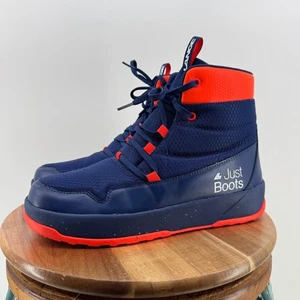 Lange Podium Schuh Icon blau orange Stiefeletten Schneestiefel Winter Apres Ski Herren 9,5 - Bild 1 von 11