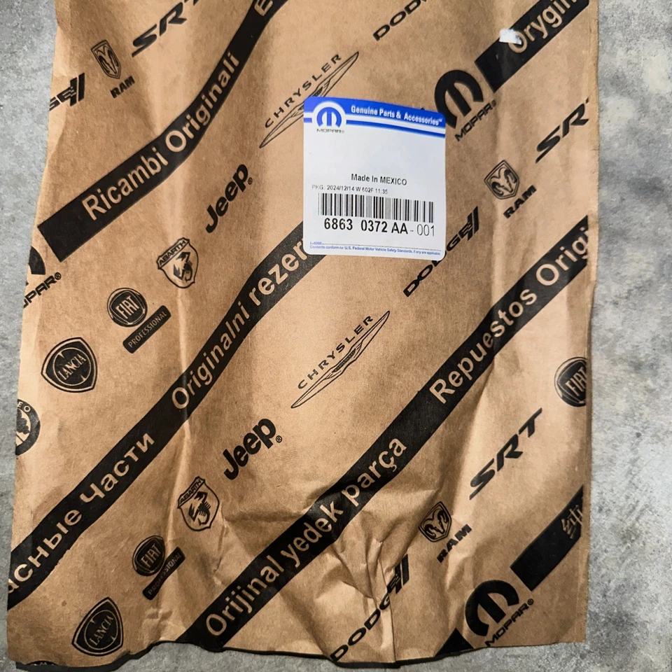 Junta coletora de escape Mopar genuína lado esquerdo 68630372AA 6.2L 6.4L Dodge Ram - Imagem 1 de 4