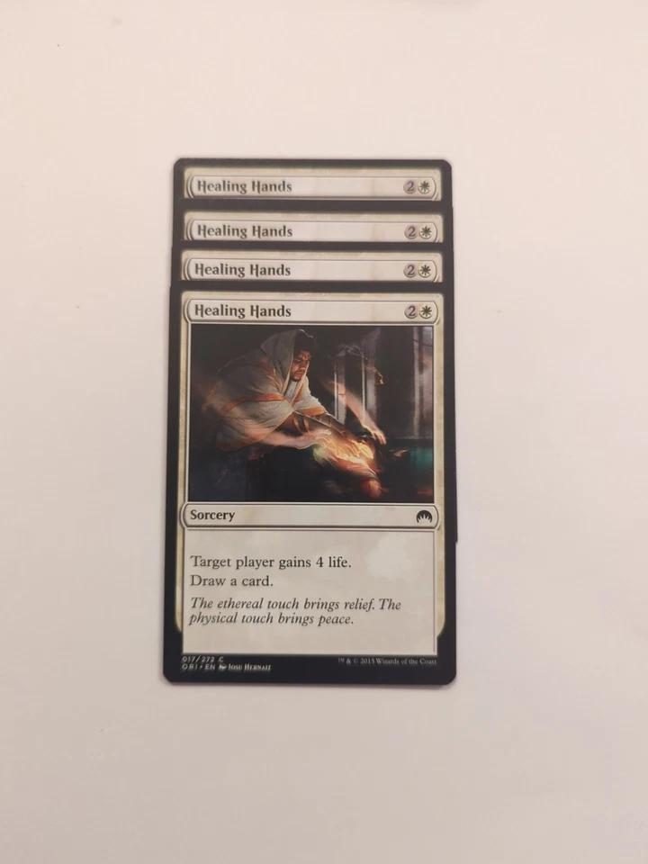(4) Healing Hands *PLAYSET* Magic Origins Regular NM MTG - Image 1 of 1