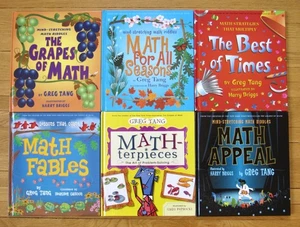 Posten 6 GREG TANG Mathe-Bilderbücher Fabeln Trauben der Mathe-Jahreszeiten Appell HB Sehr guter Zustand - Bild 1 von 3