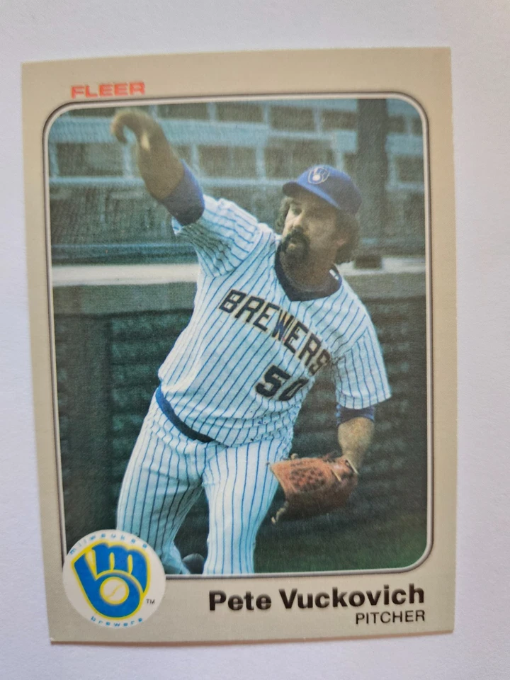 1983 FLEER PETE VUCKOVICH #49 NM - Image 1 of 1