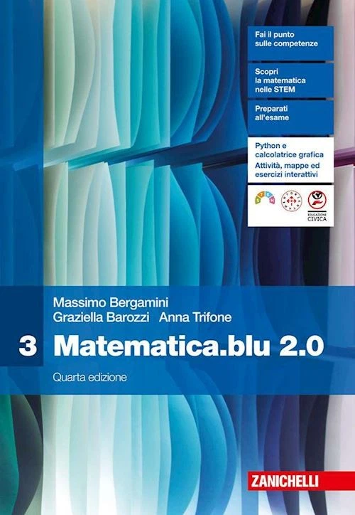 MATEMATICA.BLU 2.0. VOL.3  - BERGAMINI MASSIMO, BAROZZI GRAZIELLA - ZANICHELLI - Immagine 1 di 1