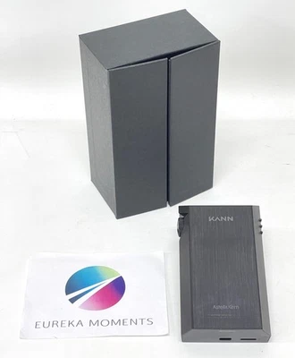 Reproductor de audio digital Astell & Kern KANN ALPHA Onyx negro de alta resolución usado con caja Foto 1 de 3