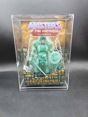 Nueva figura clásica Spirit of Grayskull en tarjeta en MOTU con estuche listo para AFA como nueva Foto 1 de 4