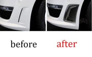 For Benz C63 W204 2012-2014 Dry Carbon Fiber Front Bumper Air Intake Cover Trim - Picture 1 of 6