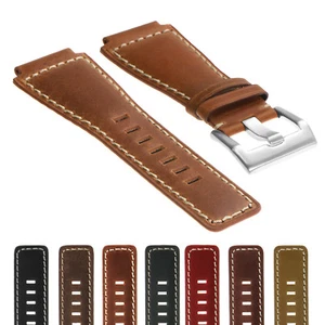 Correa de correa de reloj de cuero vintage DASSARI para Bell & Ross B&R BR-01 y BR-03 - Imagen 1 de 24