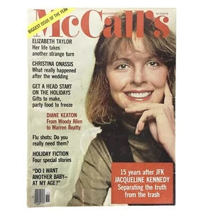 1978 November MCCALL'S Magazine Diane Keaton Elizabeth Taylor Flu Shot Features - Picture 1 of 9