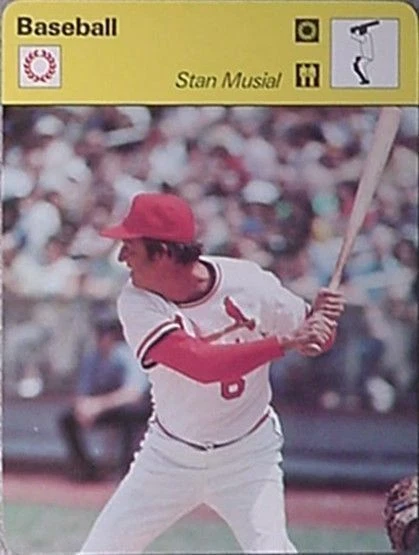 Tarjeta Stan Musial Sportscasters 1978 (Cardenales de San Luis) Foto 1 de 1