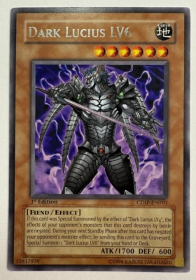 Yu-Gi-Oh! DARK LUCIUS LV6 - CDIP-EN010  1st Edition -  NM - Image 1 of 2