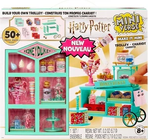 NEW NIB Harry Potter MGA Miniverse Make It Mini Honeydukes Trolley Cart Kit - Picture 1 of 6