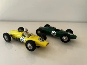 2 VOITURES F1 CARRERA SLOT LOTUS COOPER VINTAGE - Picture 1 of 8