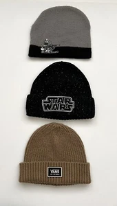Lot of 3 Beanie boys Vans and Gap Star Wars One size fits all - Picture 1 of 9