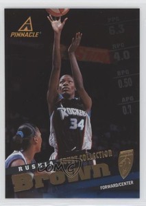 1998 Pinnacle WNBA Court Collection Rushia Brown #62 Rookie RC