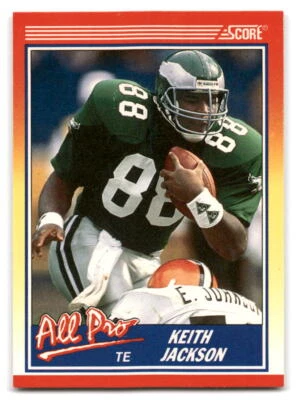 Keith Jackson 1990 Score FOOTBALL #588 Philadelphia Eagles - Image 1 of 2