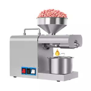 Oil Press Machine Stainless Steel Electric Oil Maker Extractor Expeller 110/220V - Picture 1 of 14