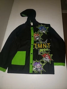 Nickelodeon Teenage Murant Ninja Turtles TMNT Windbreaker Jacket Hoodie kids M/L - Picture 1 of 8