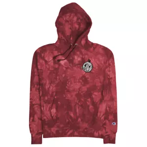 RARE Champion Tie Dye Hoodie Tuv EarlDoesn'tExist Embroidered Pewdiepie Youtube! - Picture 1 of 1