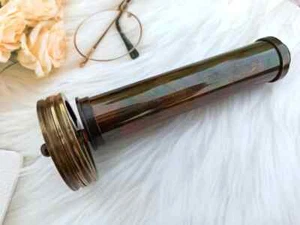 Brass Kaleidoscope, Personalized Kaleidoscope, Multicolored Kaleidoscope Gift - Picture 1 of 9