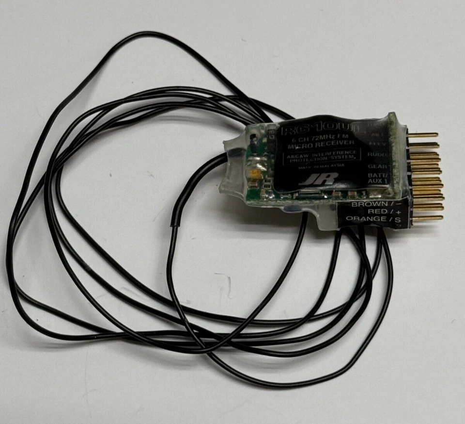 Excellent JR R610UL 610 610UL FM 72mhz RC Remote Control Airplane Receiver RX - Image 1 of 1