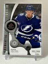 2021-22 UD SP GAME USED ROSS COLTON 2005-06 AUTHENTIC RETRO ROOKIES /999