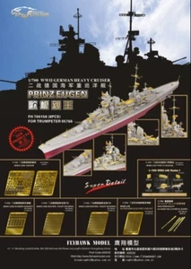 Flyhawk FH700156 1/700 SEGUNDA GUERRA MUNDIAL crucero pesado alemán Prinz Eugen para trompetista 05766 - Imagen 1 de 5