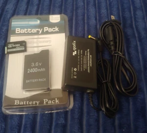 Psp starter kit PSP Replacement Battery Charger memory 2000 2001 3000 3001 - Picture 1 of 6