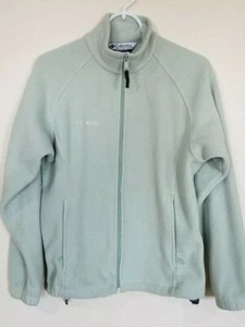 womens small seafoam green Columbia fleece jacket - Picture 1 of 5