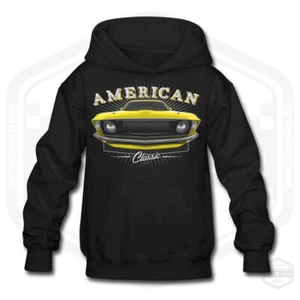 Children's 1969 Ford Mustang American Muscle Car Hoodie - Picture 1 of 18