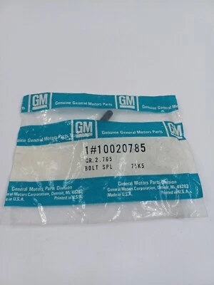 全新 NOS GM 雾灯螺栓 10020785 1984 - 1987 庞蒂亚克 Fiero Firebird 别克 — 第 1/4 张图片