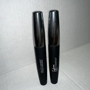 TWO! IT Cosmetics Hello Lashes 5-in-1 Volumizing Mascara Black, Full Size - Picture 1 of 2