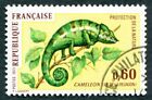 FRANCE 1971 60c SG1936 used FG Nature Conservation Reunion Chameleon ##W9
