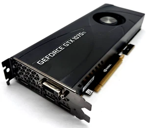 PNY GeForce GTX 1070 TI Blower Style 8GB GDDR5 Graphics Card Lightly Used Office - Picture 1 of 15