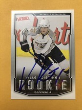 Ville Koistinen Signed Nashville Predators Rookie Card 1