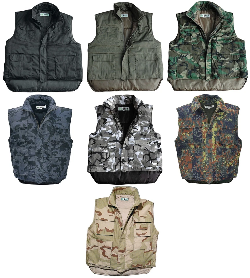 US RANGER WESTE Army Rangerweste Steppweste gefüttert Jagd-Weste Angler-Weste - Bild 1 von 1