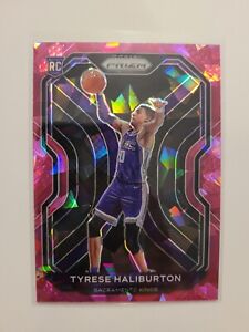 2020-21 Panini Prizm Tyrese Haliburton #262 RC Pink Cracked Ice 🔥