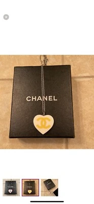 Authentic Heart Set necklace   CHANEL No Stamp ￼ - Image 1 of 4