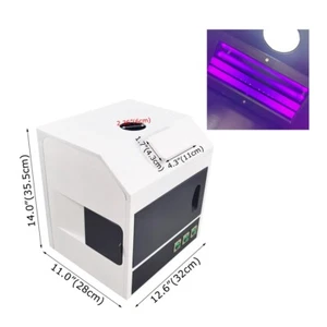 Analizador ultravioleta caja oscura 110V 254/365nm 3 usos detector fluorescente de luz UV - Imagen 1 de 24