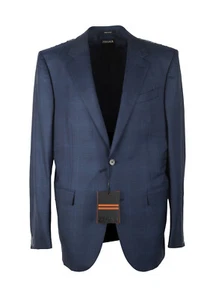 ZEGNA Sartorial 15Milmil15 Checked Sport Coat Size 52 / 42R U.S. Jacket Blaze... - Picture 1 of 7