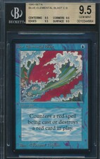 Beta Blue Elemental Blast BGS 9.5 Graded Magic MTG (4964)