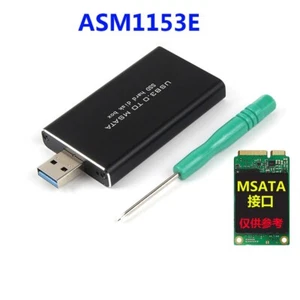 USB 3.0 to mSATA SSD Hard Disk Box Converter Adapter Enclosure External Case - Picture 1 of 12